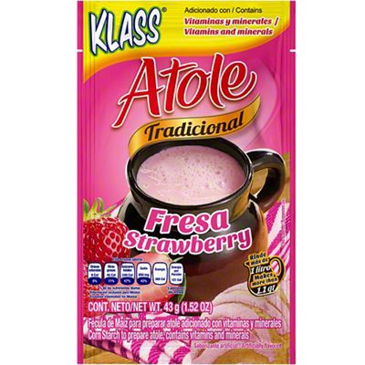 Klass Atole Strawberry Flavour 1.52 Oz (Pack Of 2)