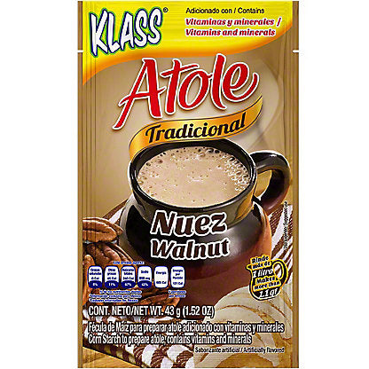 Klass Atole Walnut Flavour 1.52 Oz (Pack Of 2)