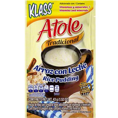 Klass Atole Rice Pudding Flavour 1.52 Oz (Pack Of 2)