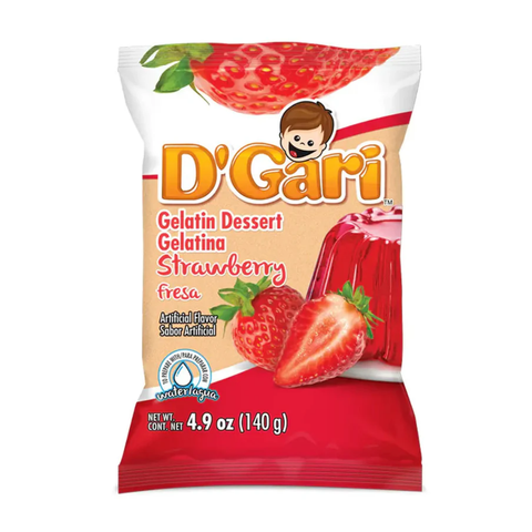 Jelly D'gari Strawberry Water 5 Oz