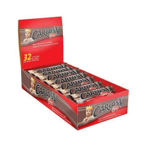 Chocolate Carlos V Small Case 32 Pc