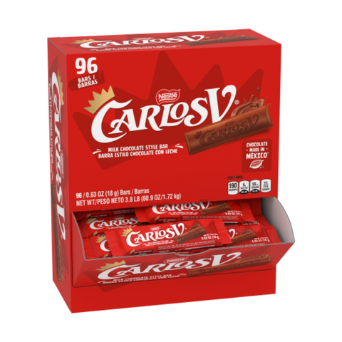 Chocolate Carlos V Big Case 96 Pc