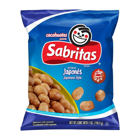 Sabritas Peanuts Japoneses 7 Oz