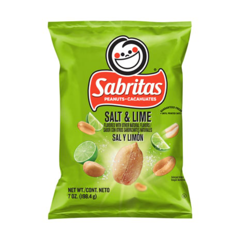 Sabritas Peanuts Salt Lime 7 Oz