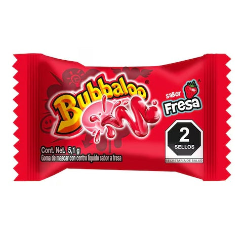 Bubbaloo Strawberry 50 Pc