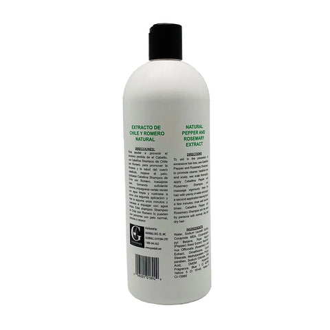 Cabellina Pepper & Romero Hair Shampoo 32 Oz