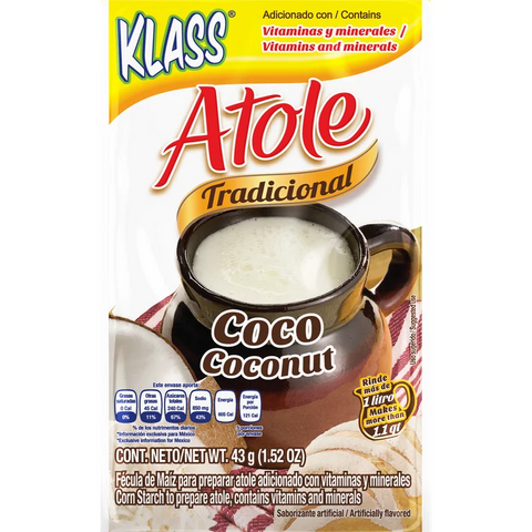 Klass Atole Coconut Flavour 1.52 Oz (Pack Of 2)