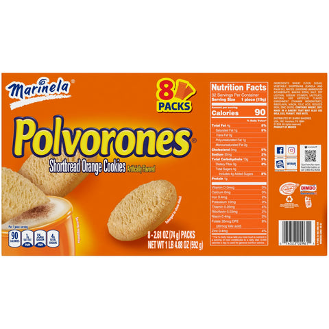 Marinela Polvorones 8 Pk